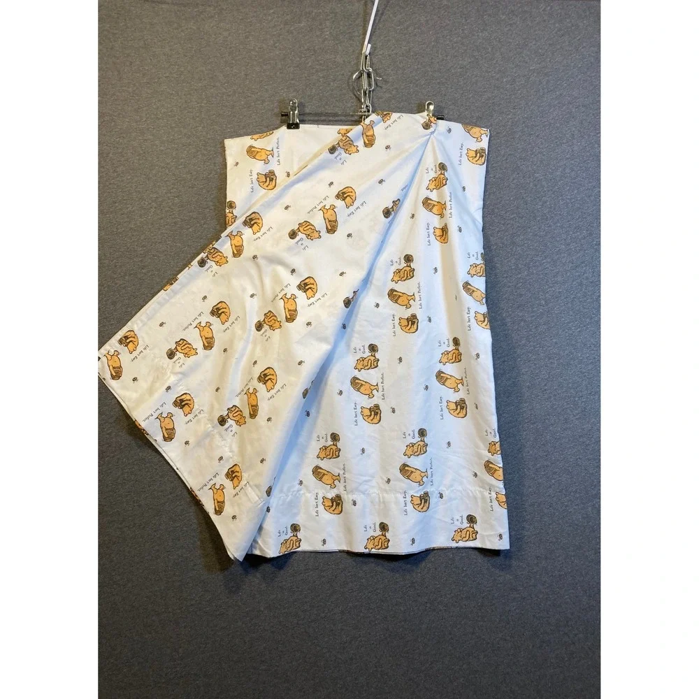 2 Berkshire Blanket Winnie the Pooh‎ Life is Good Pillowcases Disney White Gold